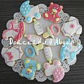 Baby shower cookies