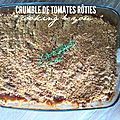 Crumble tomates 1