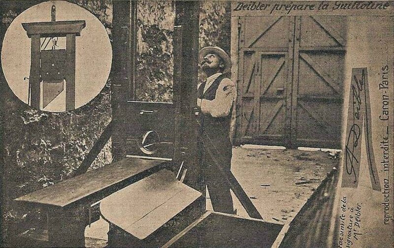 Qui Est Le Dernier Guillotiné En France Exécution capitale de Delacour - il y a un siècle, jour par jour