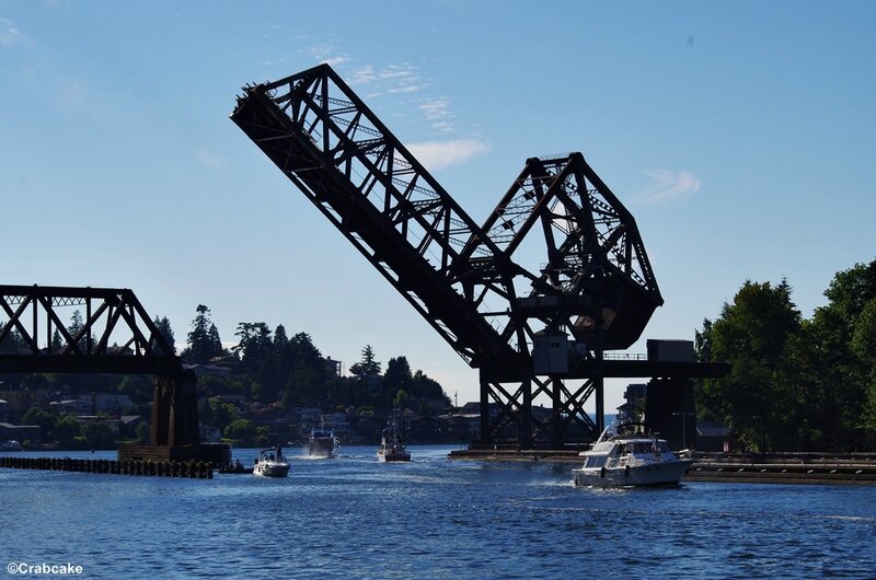 Pont a bascule Ballard Locks Seattle