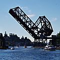Pont a bascule Ballard Locks Seattle