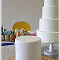 Wedding cake nina couto preparation