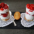 Trifle de fraises