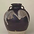 A splashed glazed jar, Tang dynasty, high 19