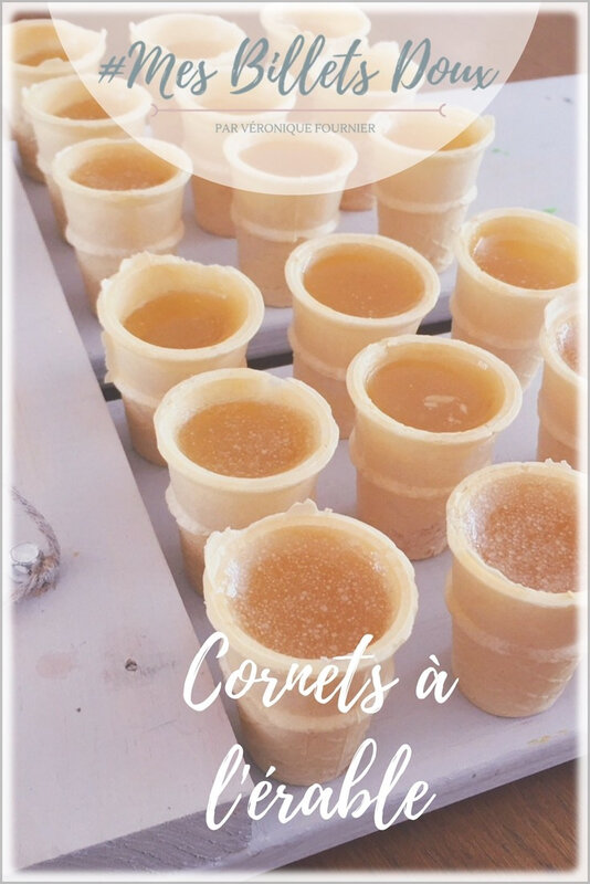 à l'érable absolument divins! Mes billets doux