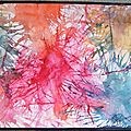 Eclaboussures encres de couleur Jean