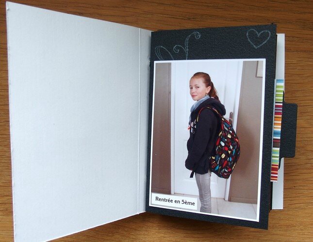 Un minialbum pour les enfants "Mes meilleurs souvenirs" scrap miam