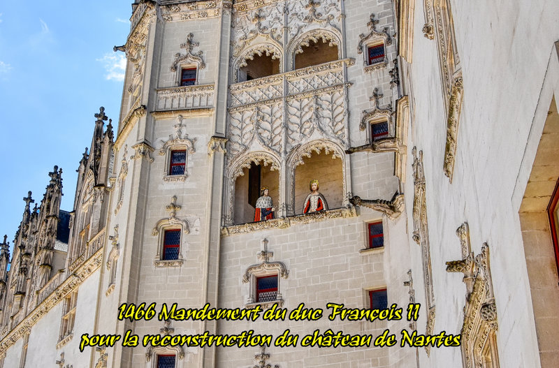 1466 Mandement du duc François II pour la reconstruction du château de Nantes