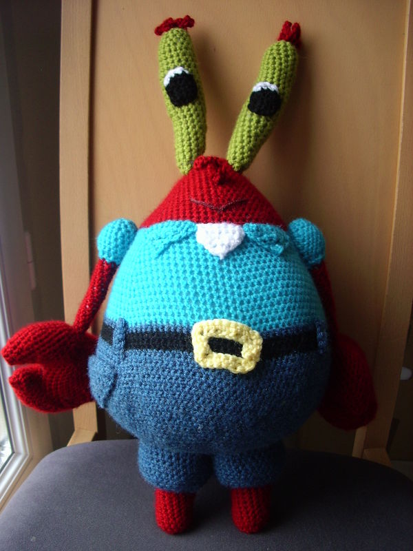 Eugene Krabs Au Crochet De Chrisleti