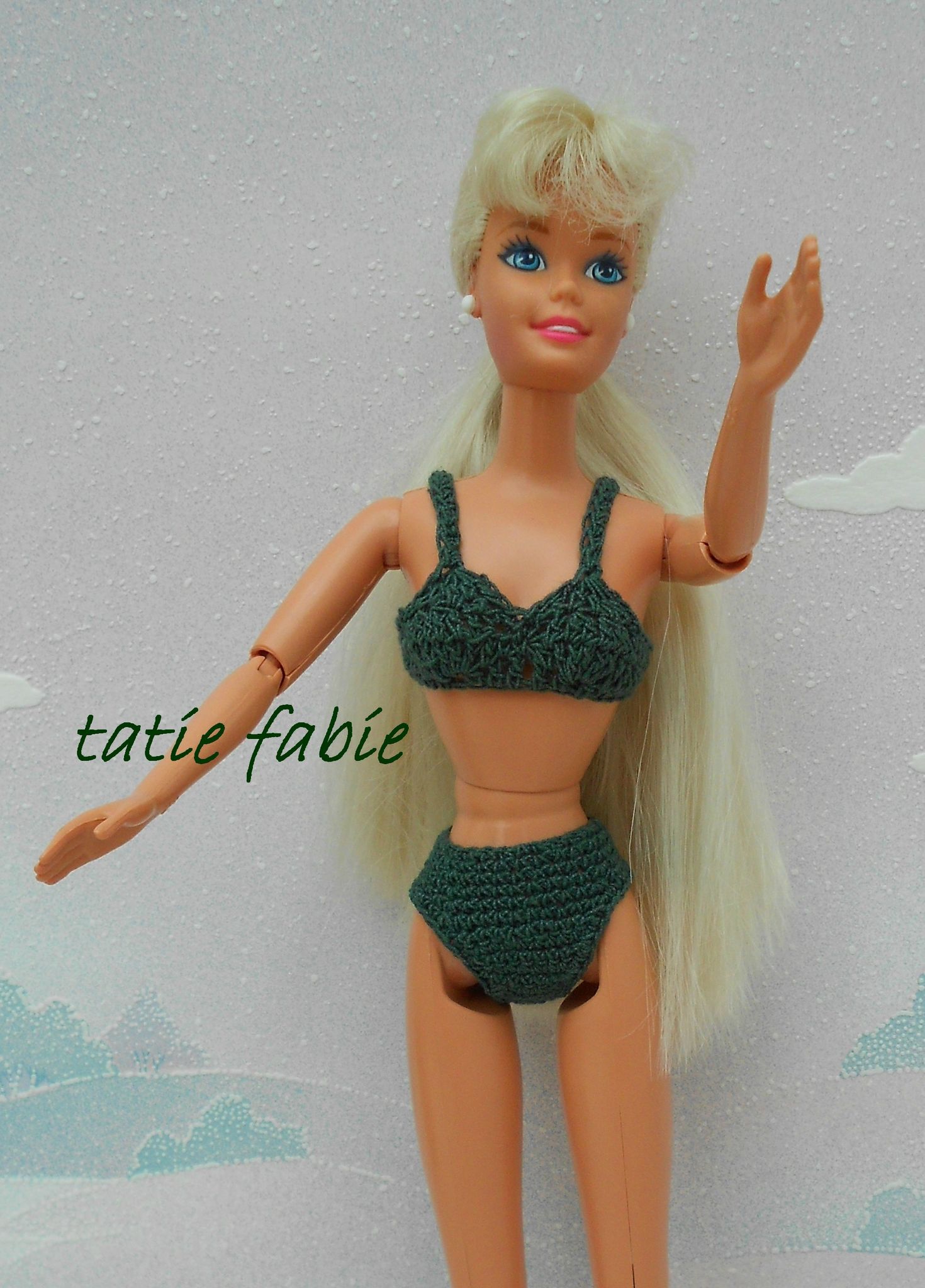 Barbie à la plage - tatie fabie et ses bricoles