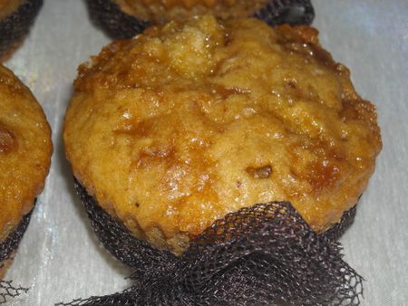 muffins à la crème de nougat noir et abricot croquant 5