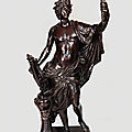Export bar placed on rare bronze sculpture by françois girardon