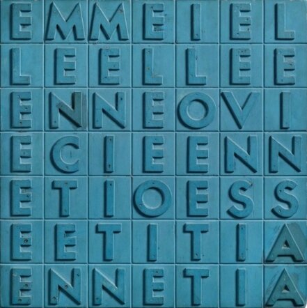 Alighiero Boetti (1940-1994), EMME I ELLE ELLE E