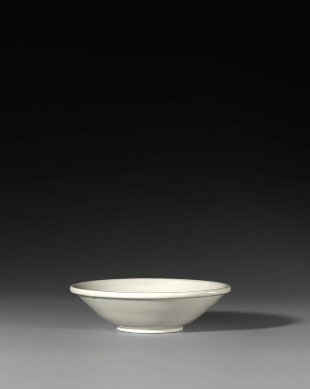 A shallow bowl on ‘bi-disc’ foot, Late Tang Dynasty, A