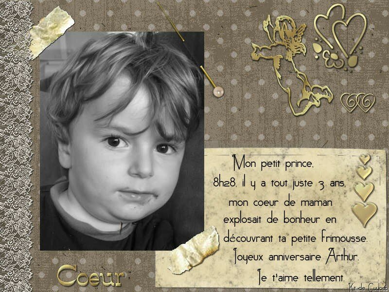 Joyeux Anniversaire Mon Petit Prince Missterre Et Scrap