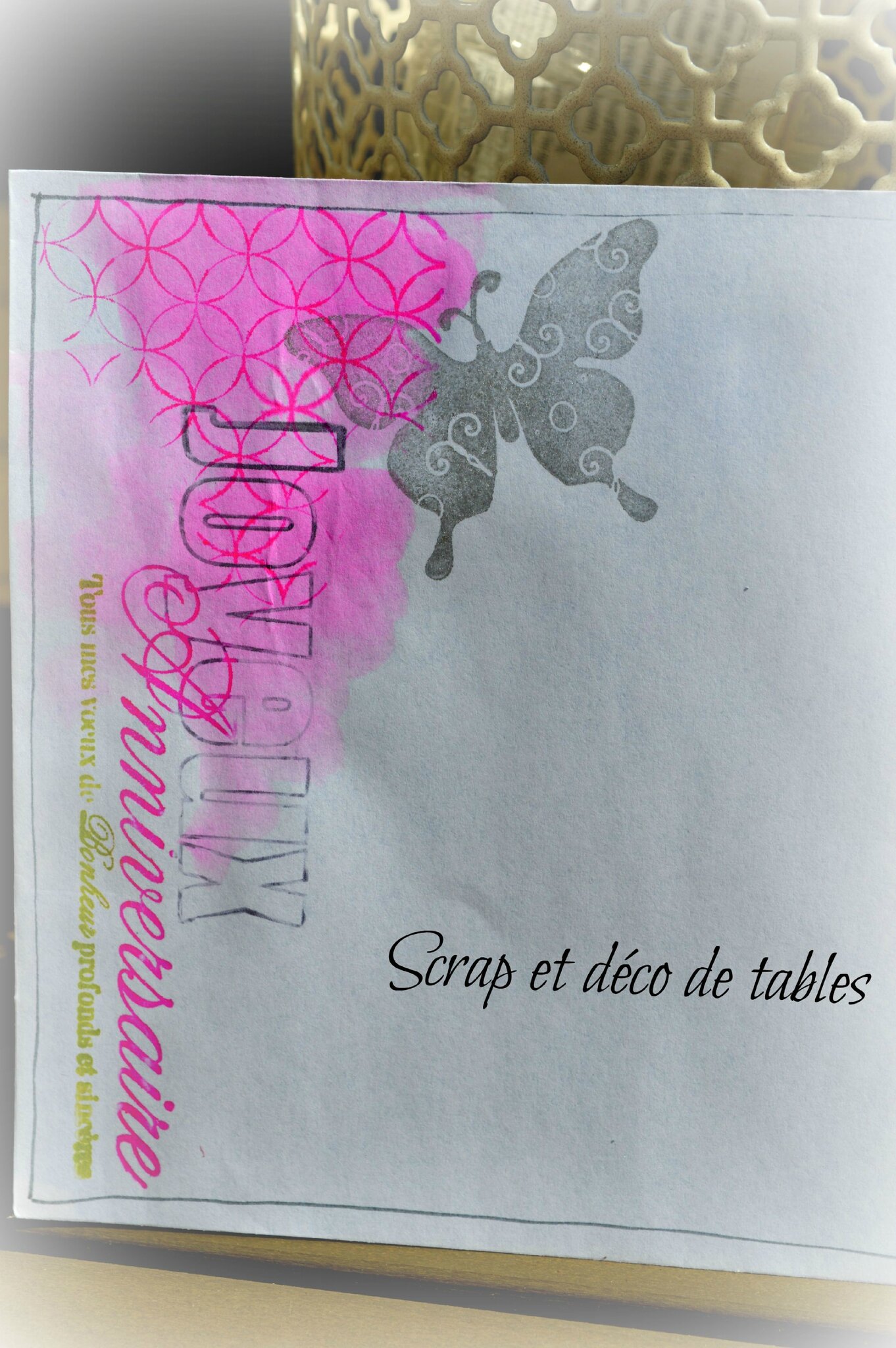 Joyeux Anniversaire Cindy Scrap Et Deco De Tables