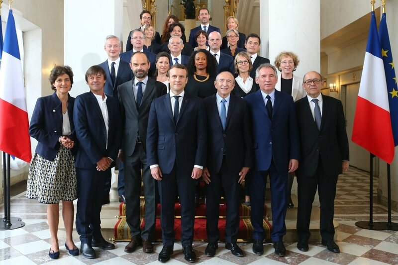 1er Gouvernement Edouard Philippe sous la Présidence d'Emmanuel Macron