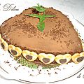 Gâteau mousseux chocolat caramel