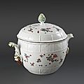 Grand pot à oille rond couvert. meissen, xviiième siècle, vers 1740