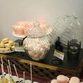 Sweet table réveillon chez gatsby : les meringues