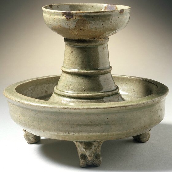 Lamp Stand (Dengtai), China, probably Zhejiang Province, Three Kingdoms period, Eastern Jin dynasty, 317-420