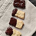Petits gateaux avoine chocolat
