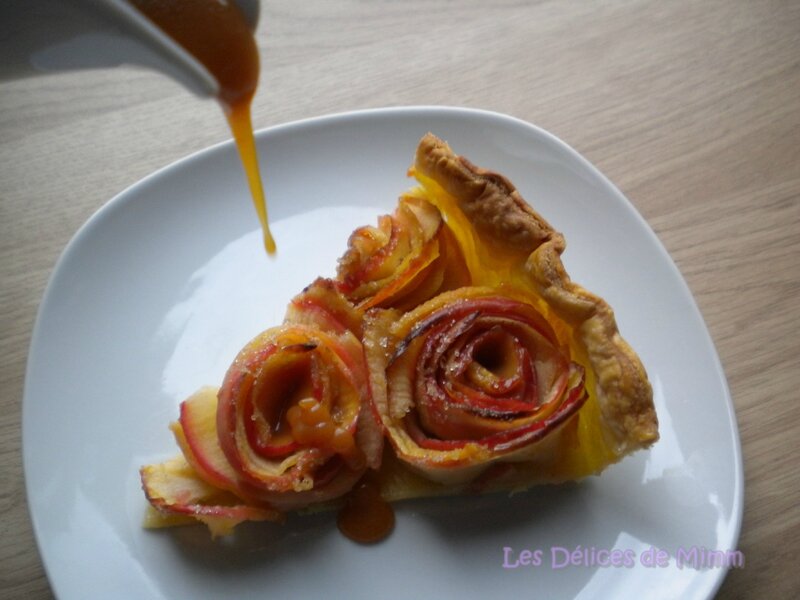 Tarte aux pommes bouquet de roses façon Alain Passard 6