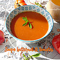 Soupe butternut & tomates