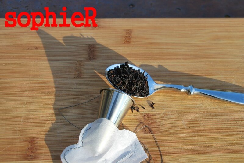 sachet de thé nuage le tuto Les bonheurs de sophieR