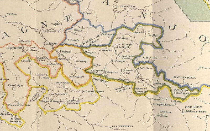 Les Marches communes du Poitou, d'Anjou, de Bretagne et l’organisation judiciaire et lois anciennes de la province du Poitou