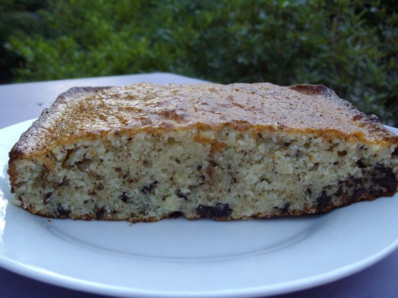 Gateau Au Yaourt Pepites De Chocolat Amandes Quand Est Ce Qu On Mange