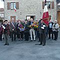 19 mars 2014 : importante participation à la commémoration à saint gence 