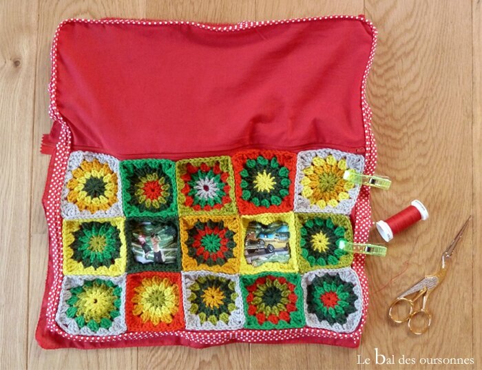 91 Blog CAL Crochet Granny Square Rétro Assemblage 2