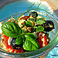 Salade de riz au thon - sardines - crevettes - légumes - fromages 