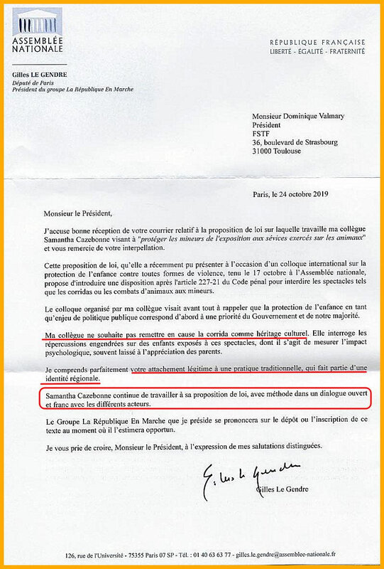 PPL réponse Gilles de Gendre