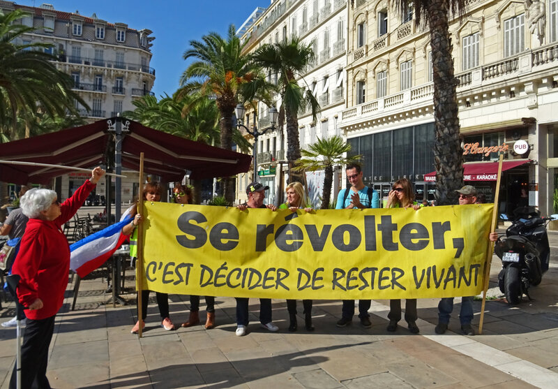 Gilets Jaunes Quelques Photos De Lacte 50 à Toulon Le