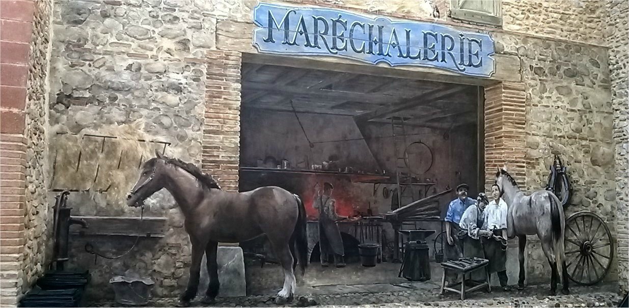 Maréchal-ferrant forgeron de chevaux fer à cheval Ferronnier Sweatshirt 