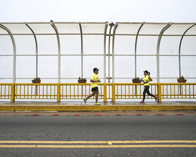 peru lima jaune joggers