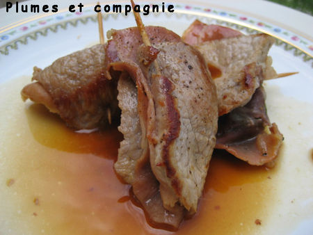 Saltimbocca De Veau Au Marsala Avec Une Pointe D Ail Plumes Et