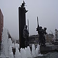 Bruges, sculpture-fontaine, détail 6