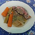 Tête de veau aux 3 sauces ( gribiche et ravigote chaude ou froide )