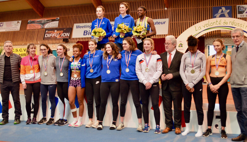 CONCOURS INTERRÉGIONAL FÉMININ podium