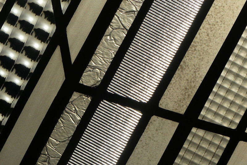 vitrail contemporain - détail - clotilde gontel