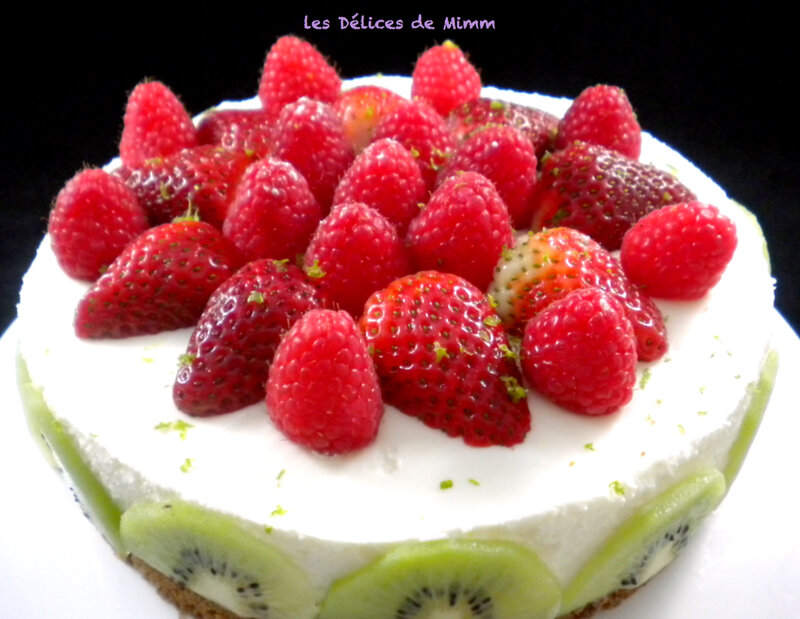Un cheesecake printanier 2