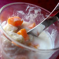Kolak: soupe froide de lait de coco à la patate douce et à la banane