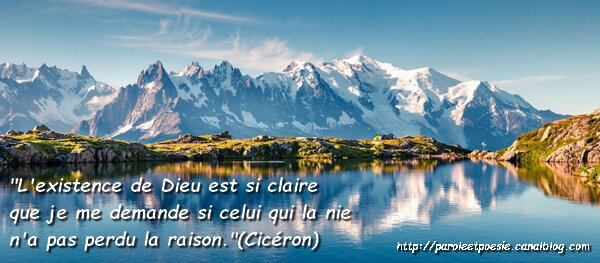 Existence De Dieu Ciceron Citation Vois Et Viens