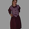 Gilet pour costume medieval des femmes