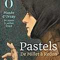 Pastels, de millet à redon, expo au musée d'orsay