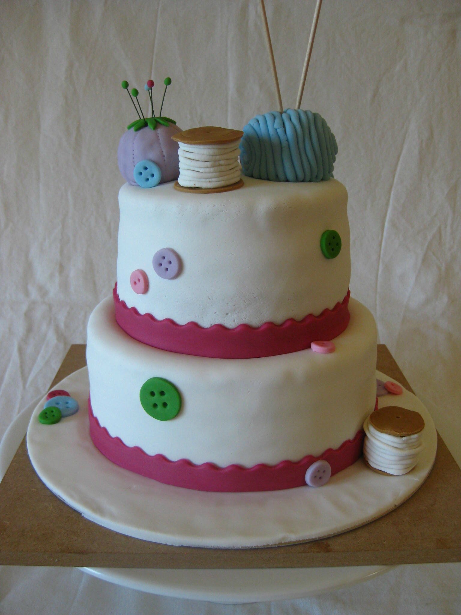 Gateau Couture Et Tricot Les Hobbies D Aurelie