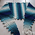Roselaine Side to side crochet shawl 2